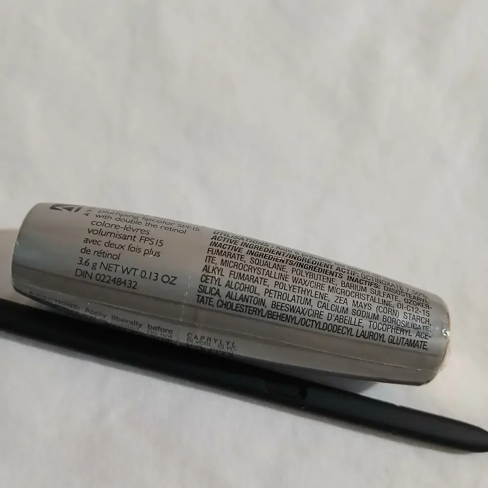 NEW Avon BEYOND COLOR Lip Plumping Lipcolor SPF 15 double retinol Twig Brindle